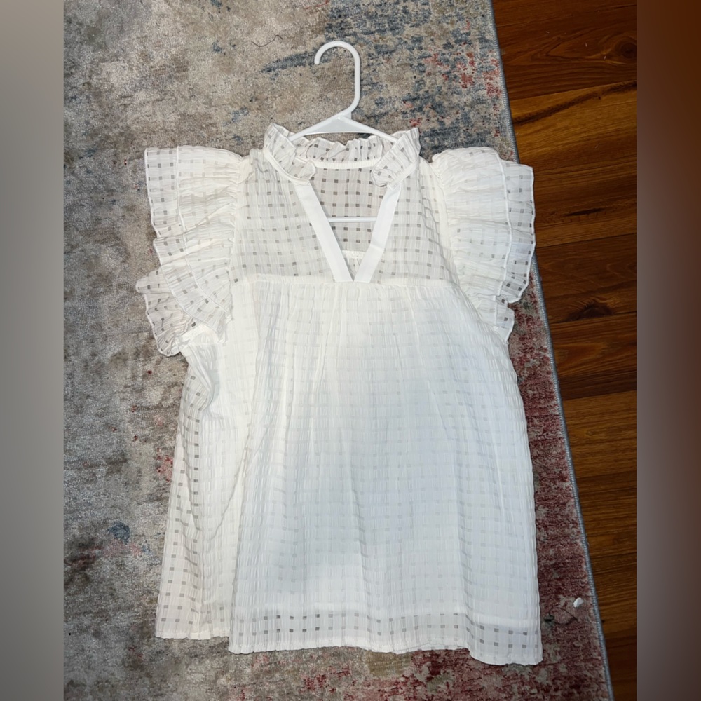 White blouse size small